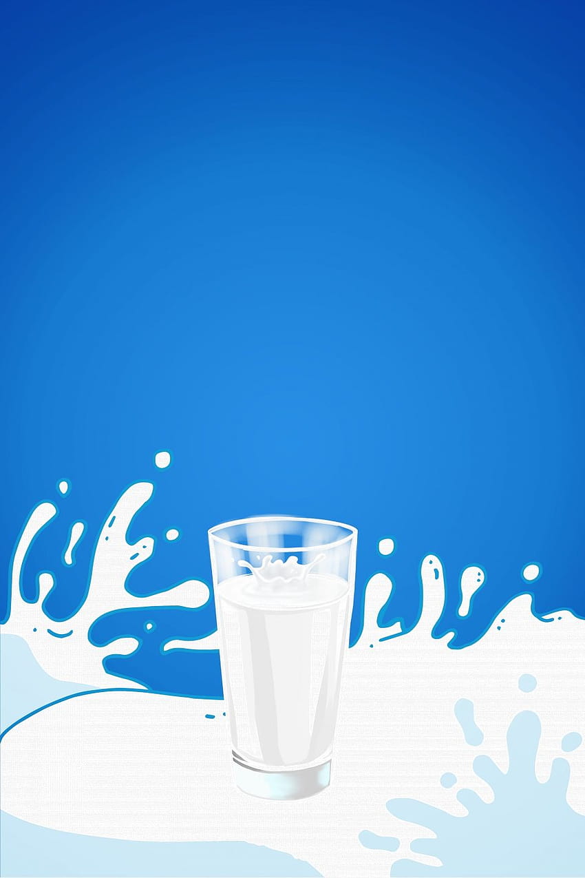 Blue Minimalistic Milk Splashing Food Advertising Backgrounds in 2020, milk  blue HD phone wallpaper | Pxfuel