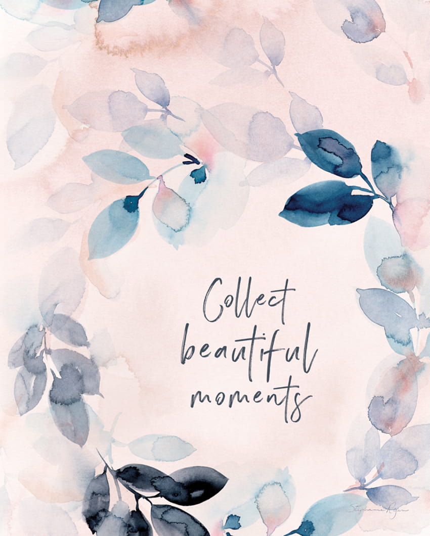 „Collect Beautiful Moments Soul Messages“-Druck, die Seele der Tapferkeit HD-Handy-Hintergrundbild
