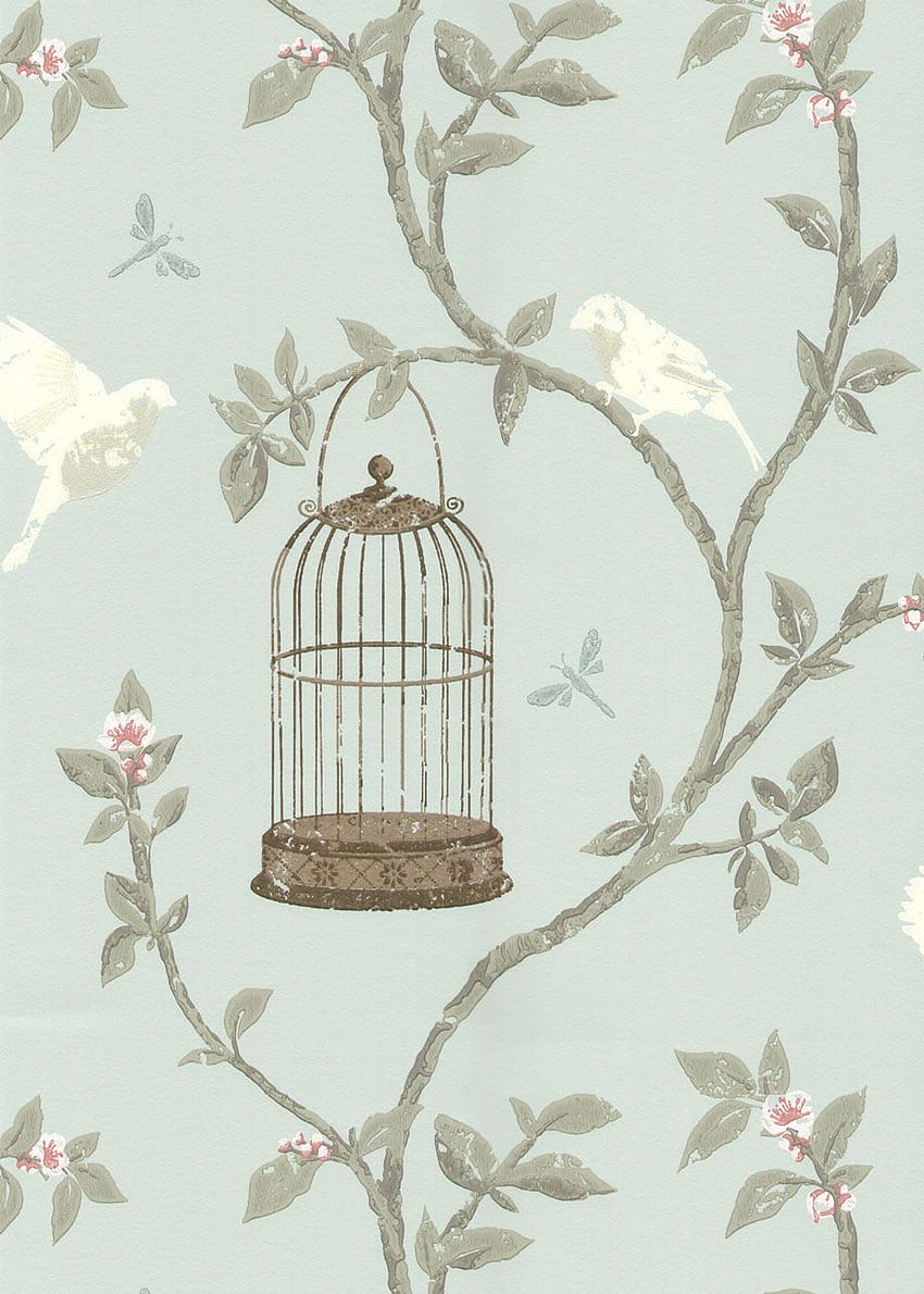 Nina Campbell, bird cage HD phone wallpaper