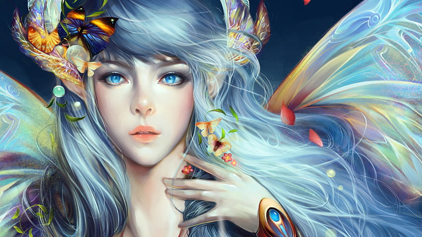 Perfect World Group, butterfly angel HD wallpaper