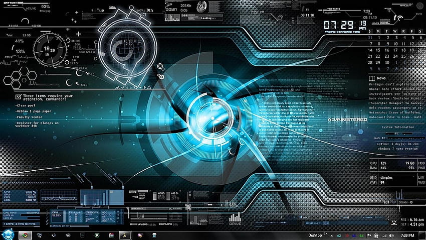 Sci Fi Design, diseño futurista fondo de pantalla