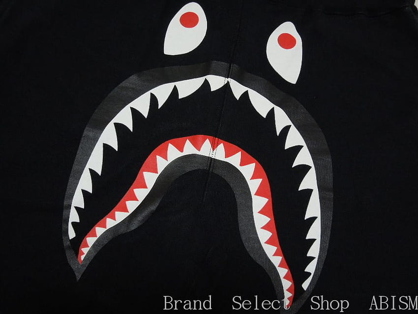 BAPE Shark Logo, wgm bape HD wallpaper