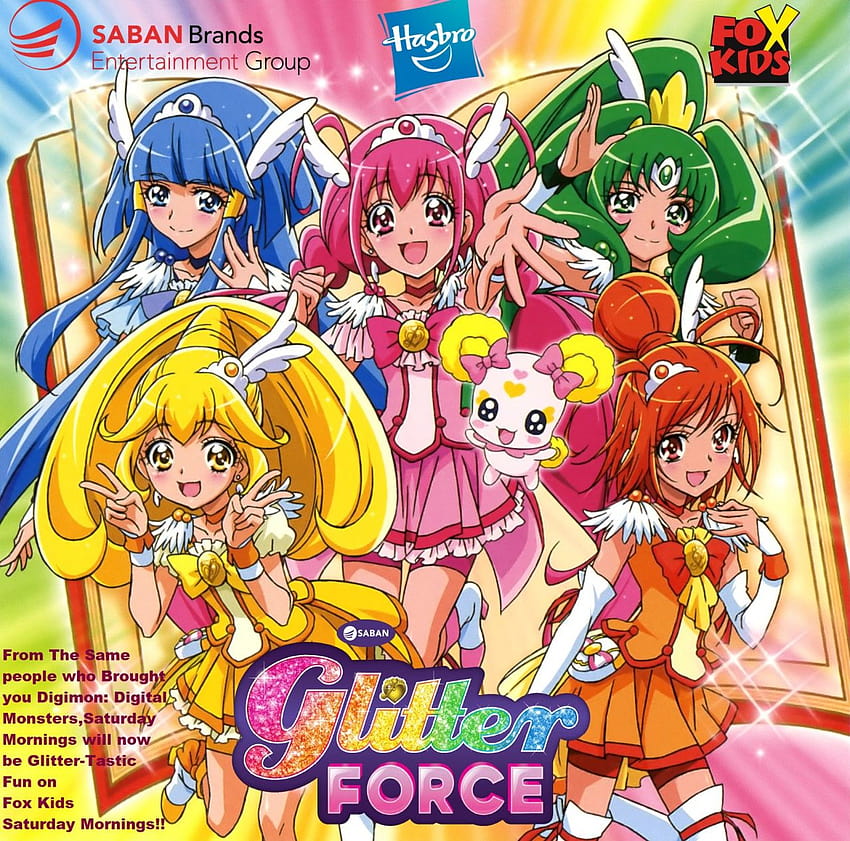 Glitter Force Fan Made Fox Kids, forza glitter anime Sfondo HD