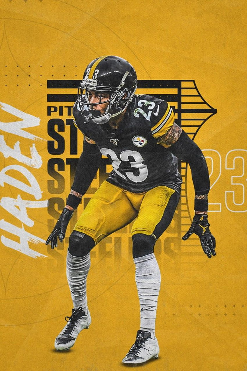 Pittsburgh Steelers Videokonferenz-Hintergründe, Joe Haden Steelers HD-Handy-Hintergrundbild