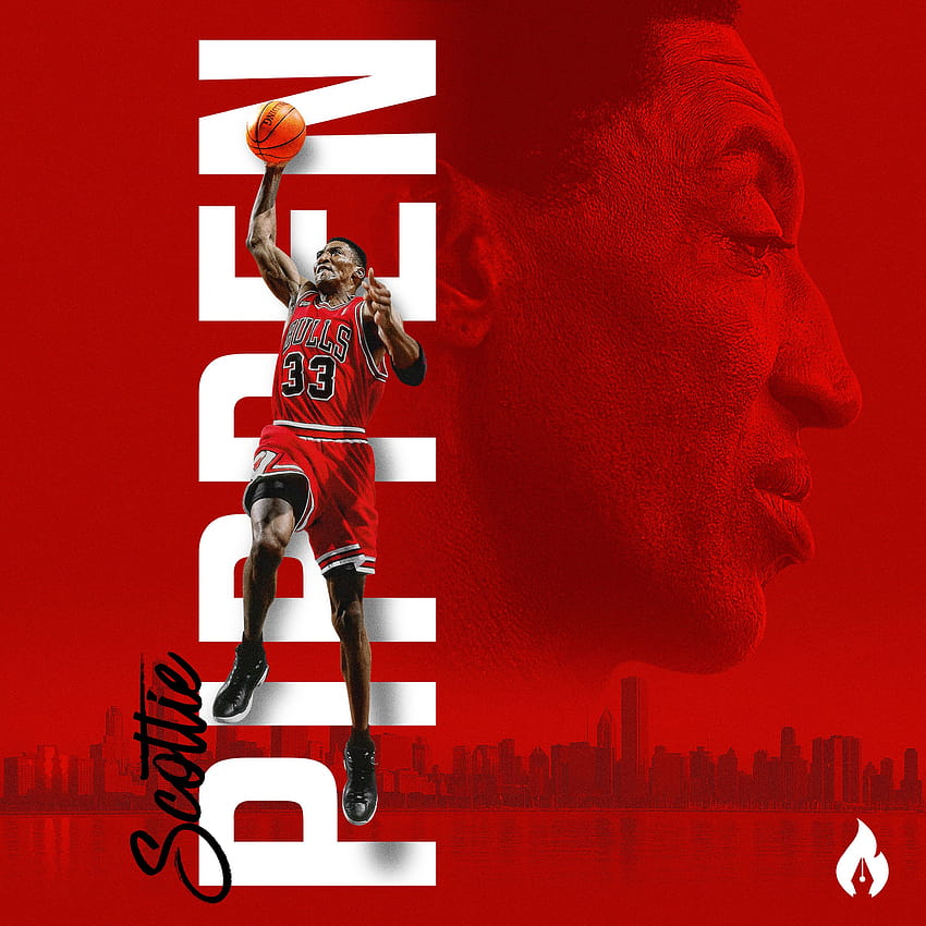 Scottie Pippen on Behance, scotty pippen android HD phone wallpaper