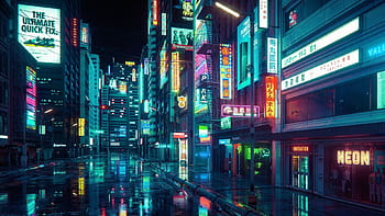 Cyberpunk City Sci-Fi Digital Art 4K Wallpaper #4.1974