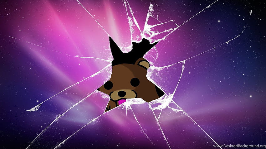 Pedobear Through The Broken Screen ...backgrounds HD wallpaper | Pxfuel