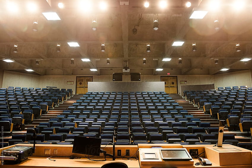 University Lecture Hall by Ronnie Comeau HD wallpaper