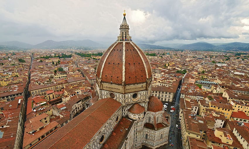 Houses Florence Cathedral di Santa Maria del Fiore Cities HD wallpaper