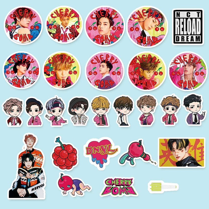 Nct127 62PCcs Sticker Pack NEO Zone Kpop sticker vinly Sticker NCTNCT Sticker for fans : Everything Else HD phone wallpaper