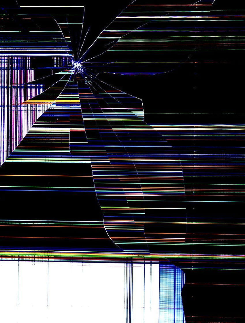 Glitch Broken Screen, broken tv screen HD phone wallpaper