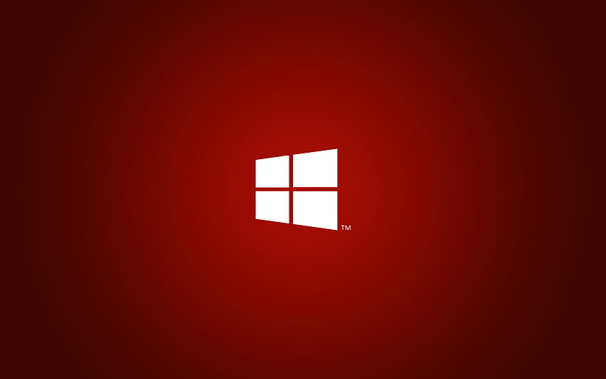 4 Red Windows 10, red rectangle HD wallpaper