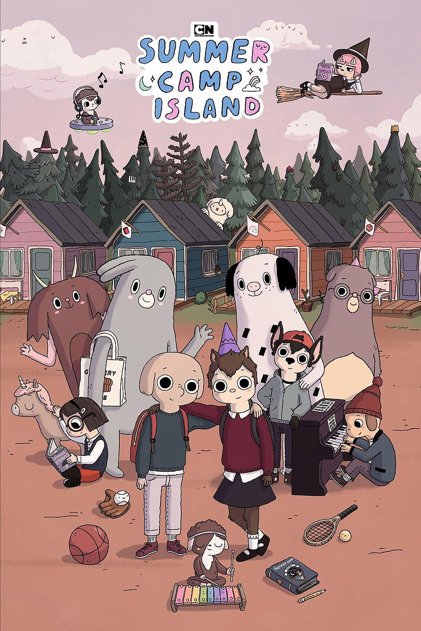 caleigh ☹ on cartoon → 『 summer camp island 』 in 2019 HD phone wallpaper