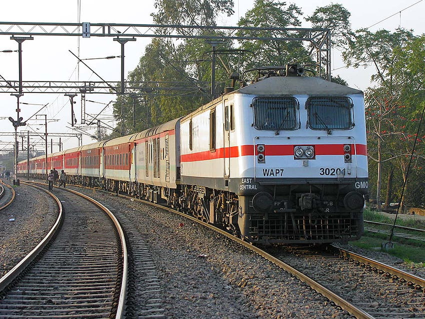 15 tipos diferentes de trens na Índia, locomotiva ferroviária indiana papel de parede HD