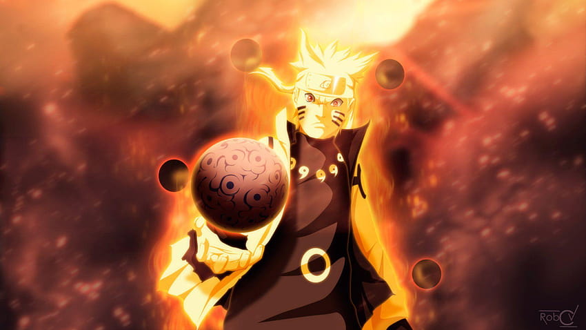 Naruto Anime, tailed beasts HD wallpaper