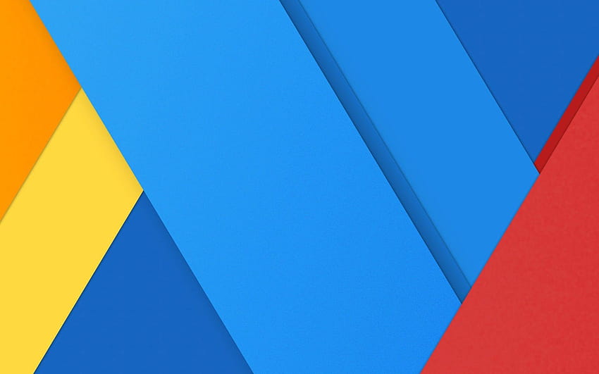 Red blue and yellow cross abstract HD wallpaper