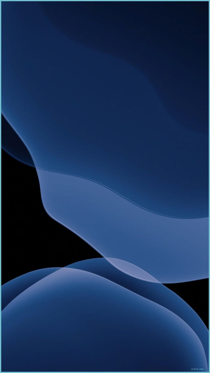 IOS 10 Stock Midnight Blue, iphone biru navy solid wallpaper ponsel HD