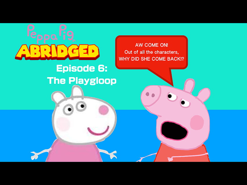 Playgloop, şeytani peppa domuzu HD duvar kağıdı