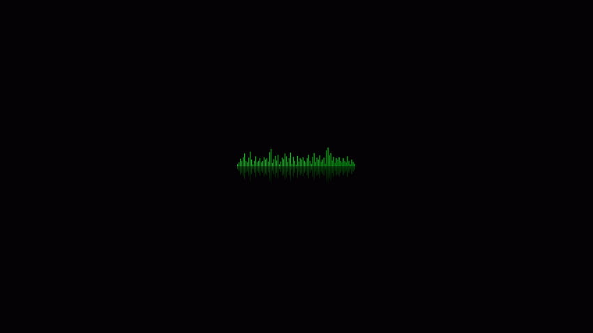 Minimalistic 2560x1600 Green Minimalistic Music Dark [2560x1600] para su, móvil y tableta, música minimalista fondo de pantalla