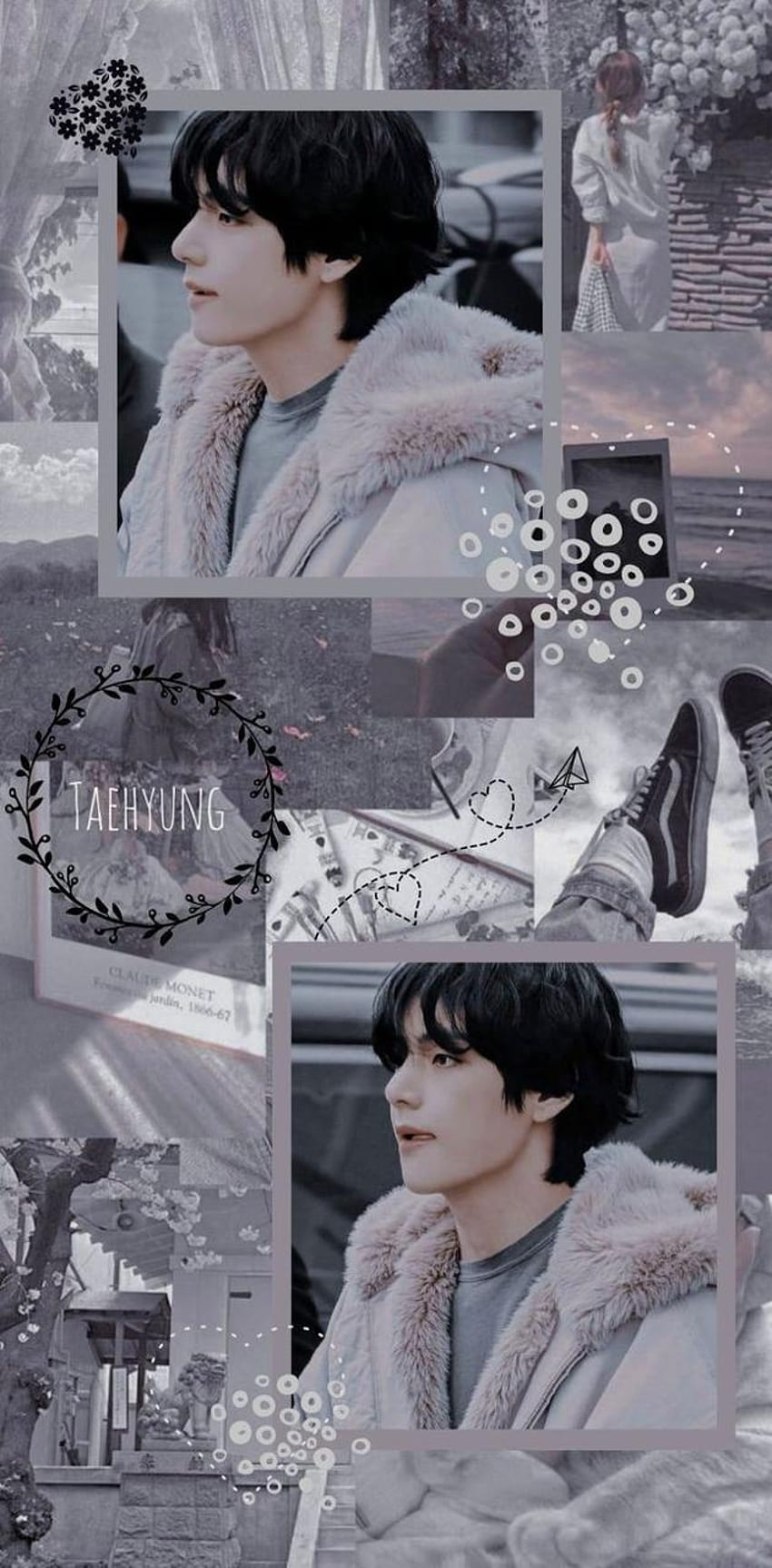 Taehyung by 013_Alle, taehyung collage HD phone wallpaper