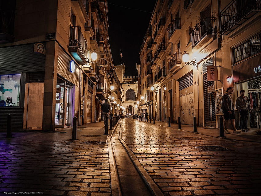Vieille ville, Valence, Espagne Fond d'écran HD