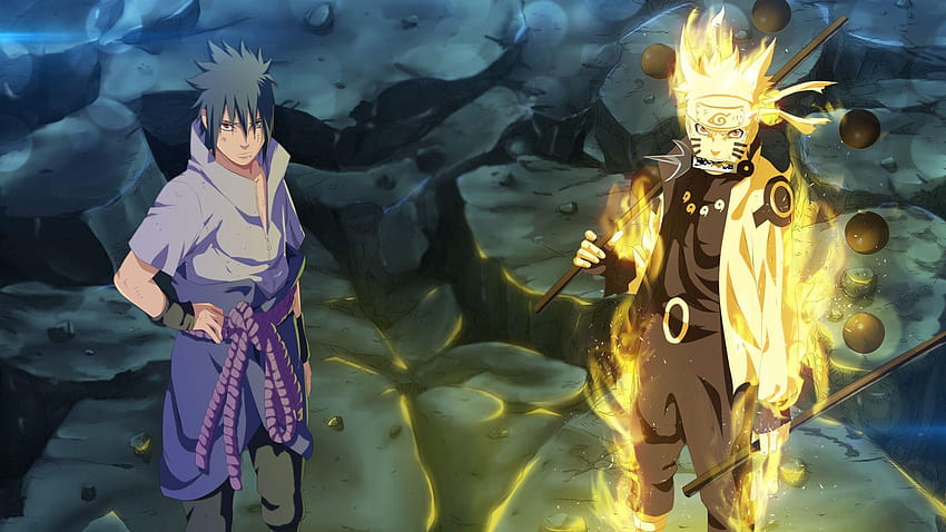 Sasuke e Naruto Six Path Sage Mode..., uzumaki naruto sage mode papel de parede HD