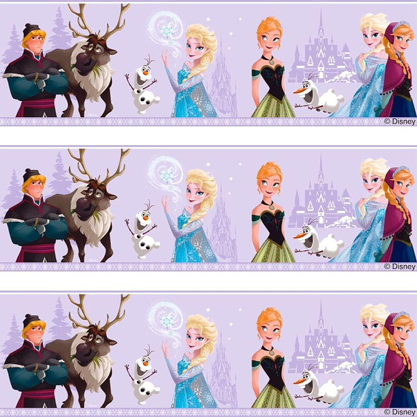 Disney Frozen Official Elsa Anna Olaf Pattern Childrens Movie, frozen olaf HD phone wallpaper