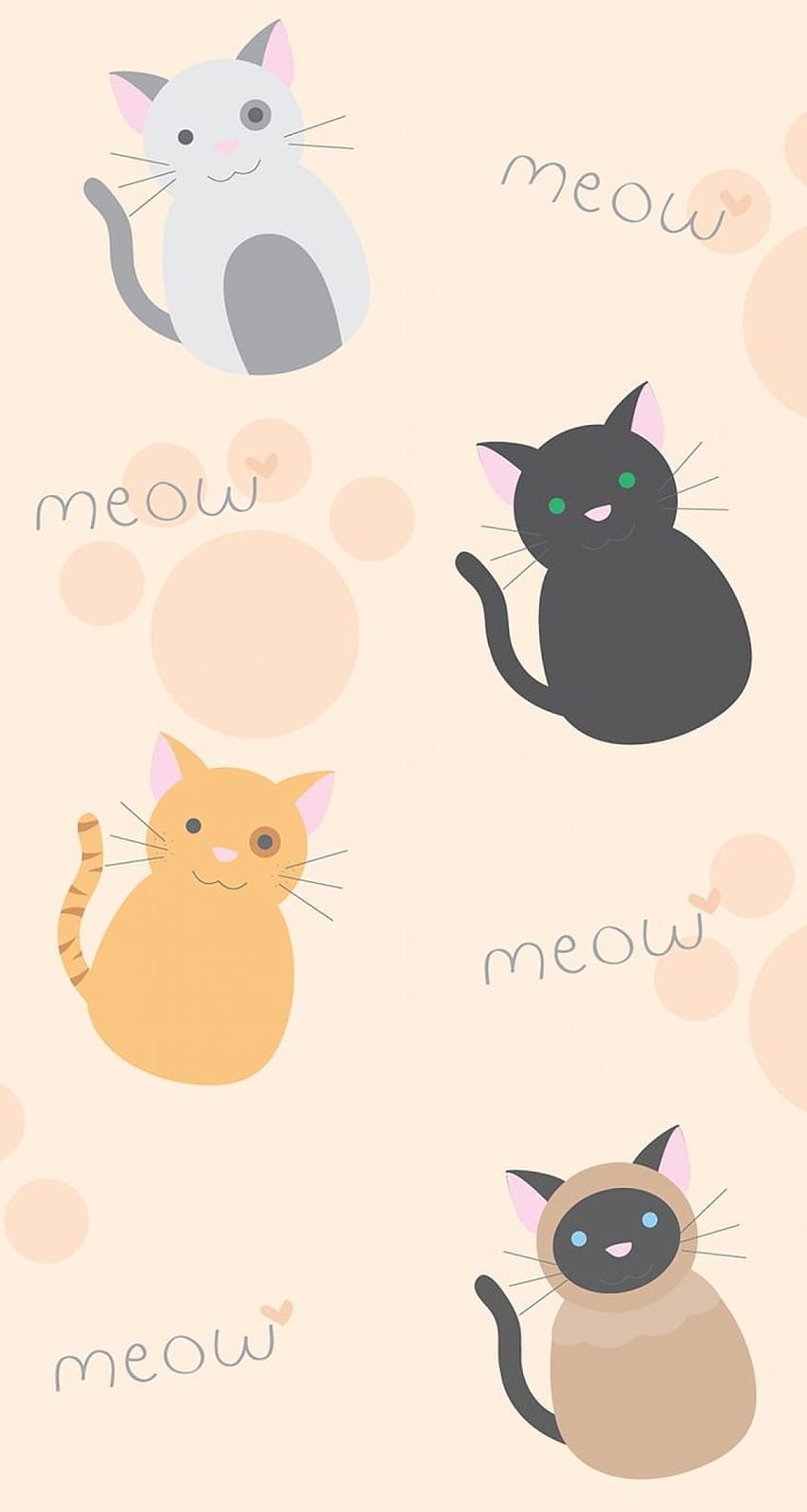 Kawaii cats HD phone wallpaper | Pxfuel