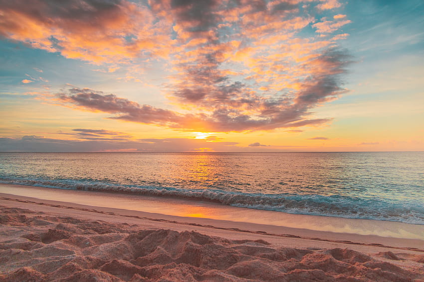 Best Beach Sunset ·, jolies plages couchers de soleil Fond d'écran HD