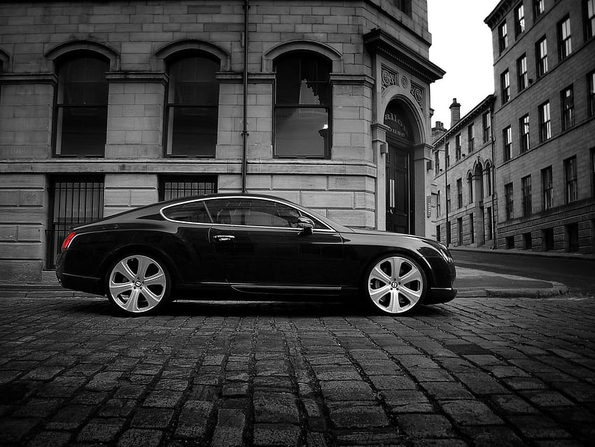 Czarny Bentley Continental Sport C Tapeta HD
