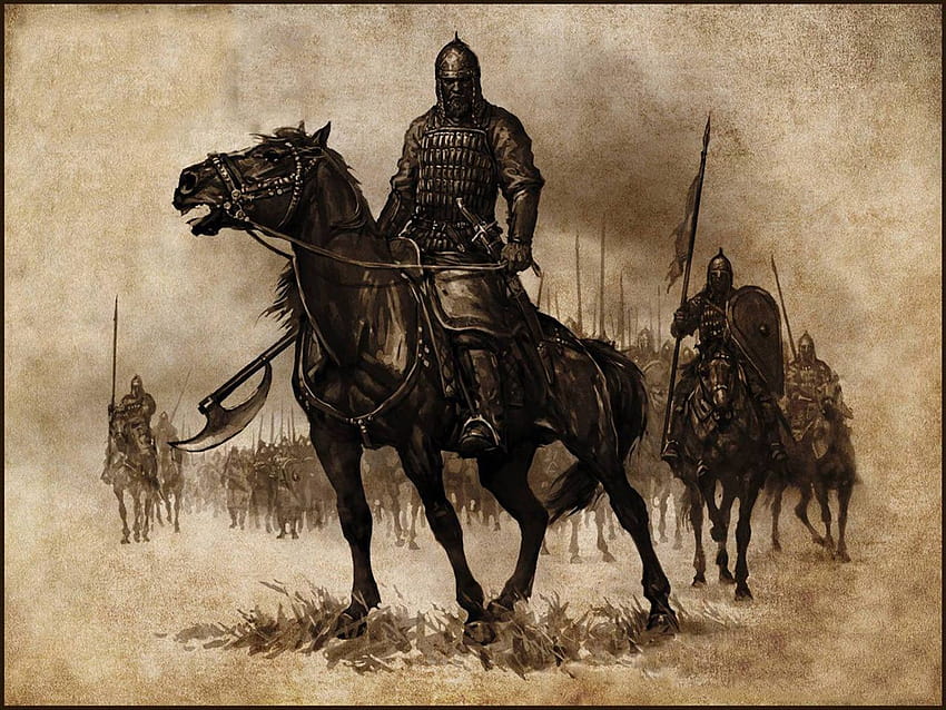 Ottoman Fantasy wojownik koń miecz dowódca armii wojna, wojownik otomana Tapeta HD