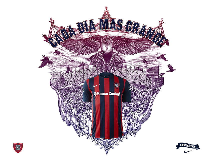 San Lorenzo, con nueva marca y camisetas renovadas este 2015, san lorenzo de almagro Fond d'écran HD
