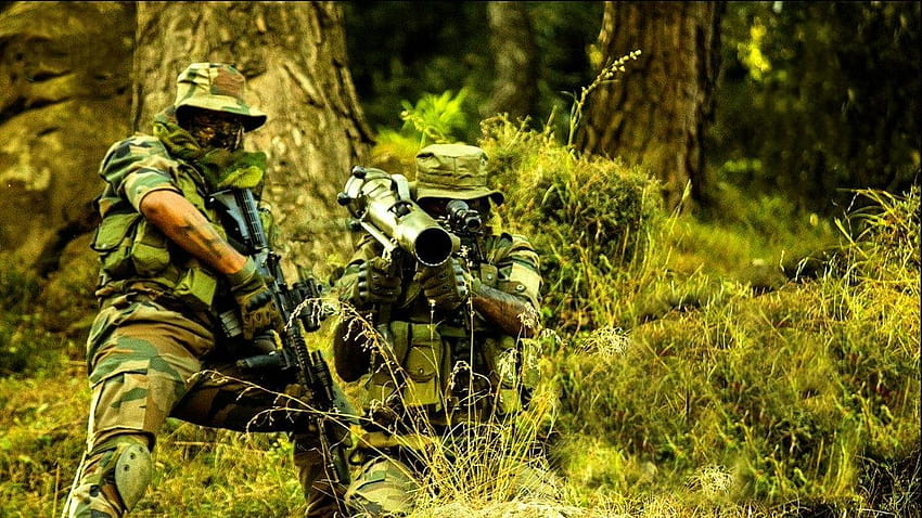 Żołnierze armii indyjskiej Para SF [1200 × 675]: MilitaryPorn, komandos para SF Tapeta HD