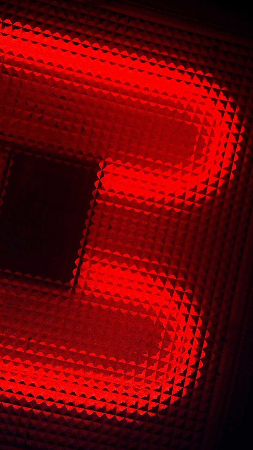 하프톤 레드 네온 패턴 안드로이드, 네온 레드 HD 전화 배경 화면