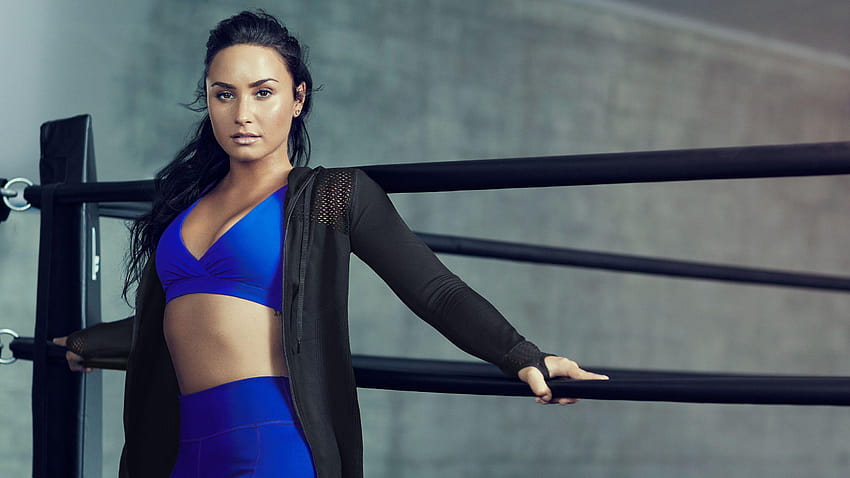 Demi Lovato, Fabletics, Activewear, Fitness, hoot HD wallpaper