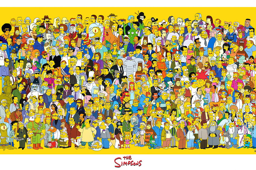 Simpsons craft [4572x2600] na Twój telefon komórkowy i tablet, kolaż Simpsons Tapeta HD