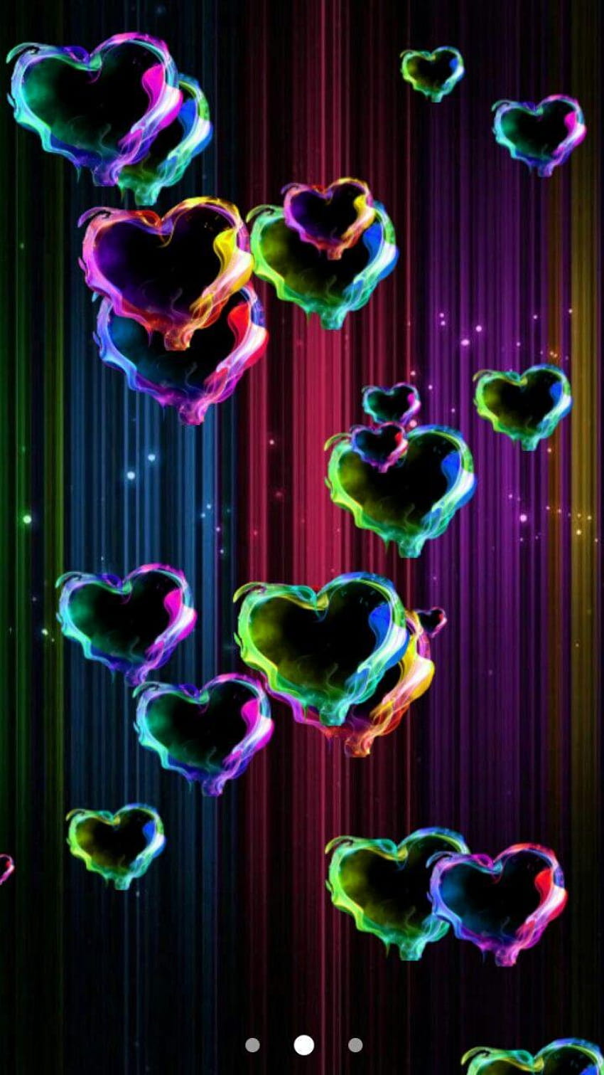 Magic hearts live google play store HD phone wallpaper