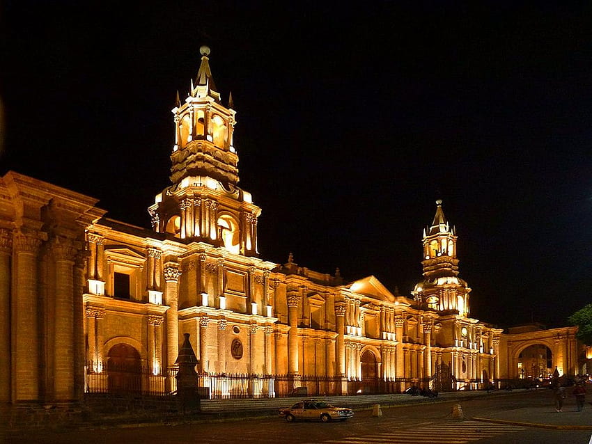 File:Cathedral of Arequipa, Peru.jpg HD wallpaper