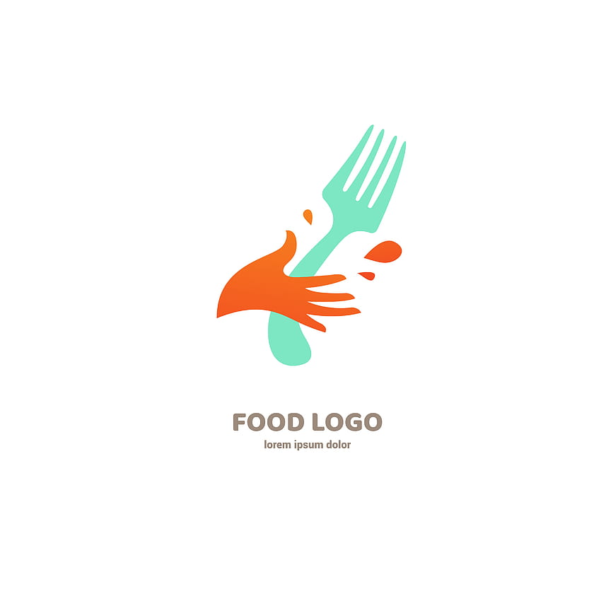 Símbolo de nutrición, logotipo de alimentos fondo de pantalla del teléfono
