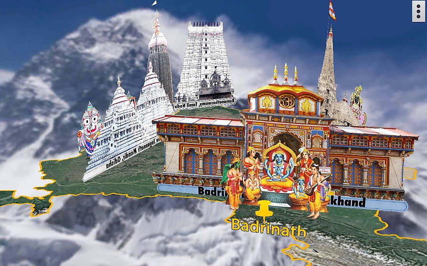 4D Char Dham Live for Android HD wallpaper