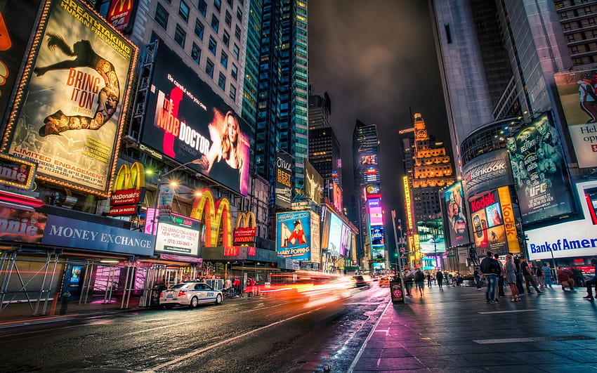 Times Square, NewYork HD-Hintergrundbild