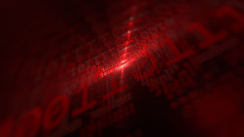 3840x2160 Code, Glühen, Rot, Zahlen, Matrixhintergründe HD-Hintergrundbild