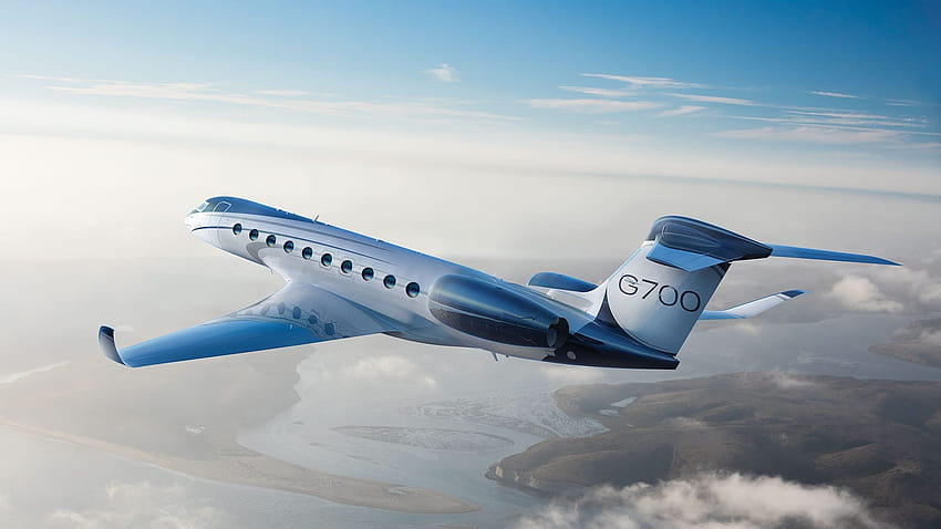 Comparação de aeronaves a jato executivo: Gulfstream G700 vs Bombardier Global 7500 papel de parede HD
