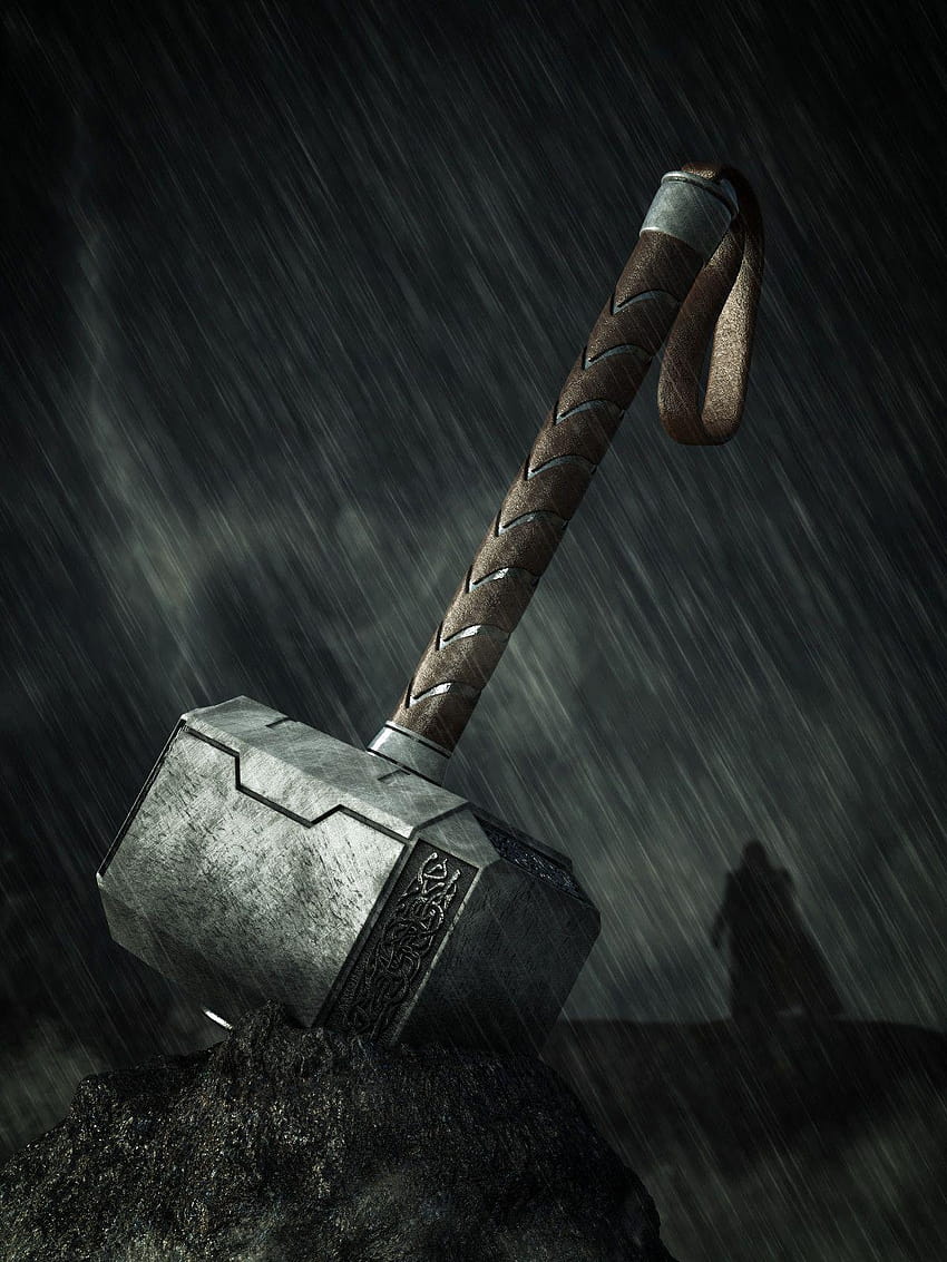 Marteau de Thor, marteau de thor Fond d'écran de téléphone HD