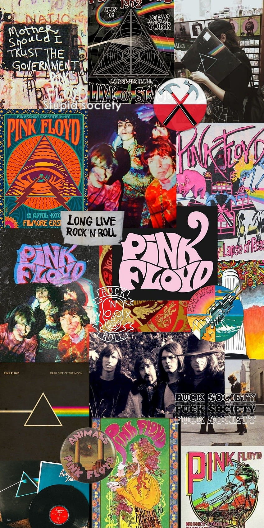 Pink Floyd en 2020, groupe d'affiches Fond d'écran de téléphone HD