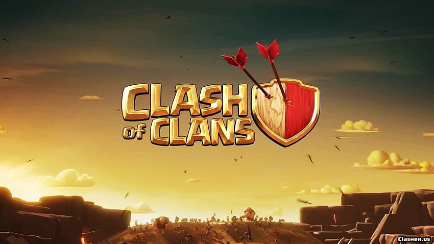 Giant CoC logo - Clash of Clans Wallpapers | Clasher.us