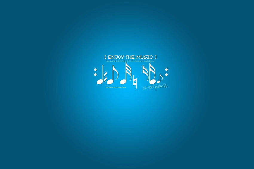 Blue backgrounds music notes, blue music notes background HD wallpaper