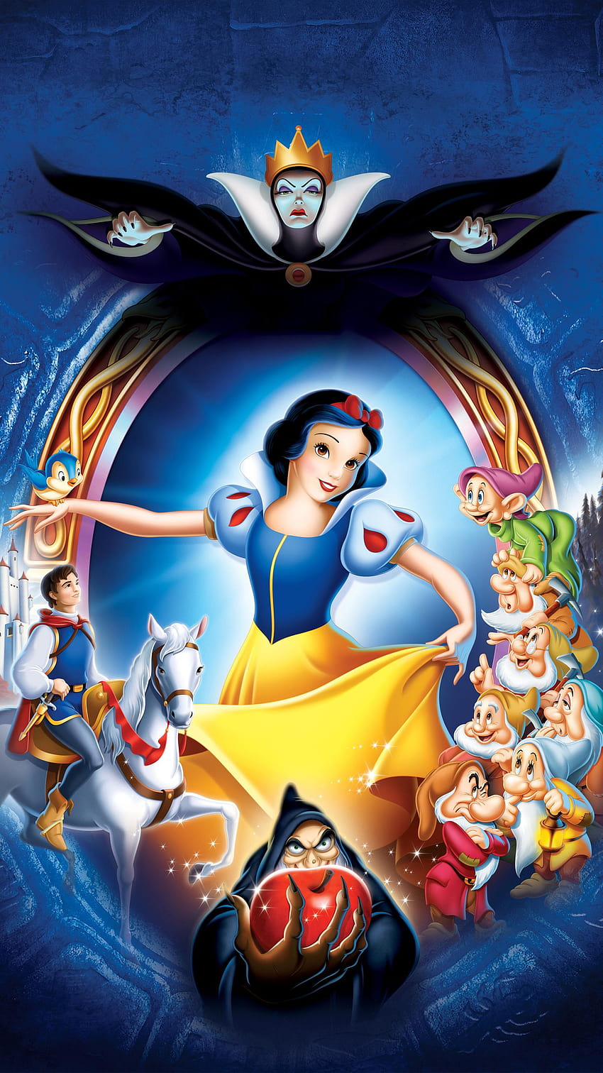 Snow White and the Seven Dwarfs, snow white anime HD phone wallpaper