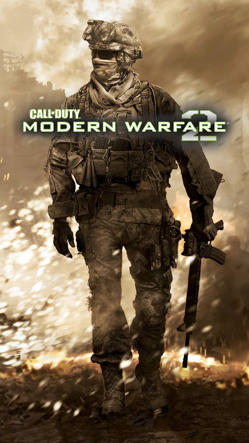 Call of Duty Modern Warfare 2  Ghost close up 4K wallpaper download