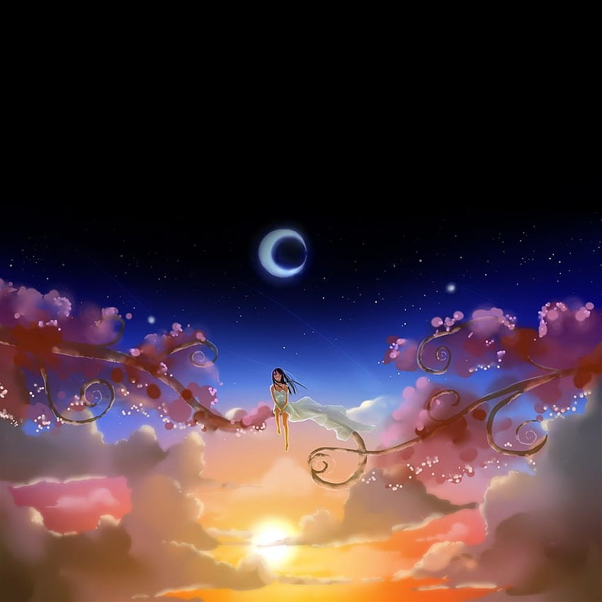 Anime Girl Dream Moon iPad Air, dream anime HD phone wallpaper | Pxfuel